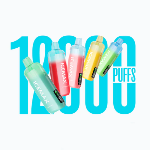 正品冰暴Icemax Ultra Freeze Taste 12000口超冰爽液晶显示屏电量显示透明烟仓一次性电子烟-多口味可选 - 图片 5